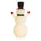 Glitzhome® 94.5"H Lighted Christmas 3D Foldable Fabric Snowman Outdoor Decor